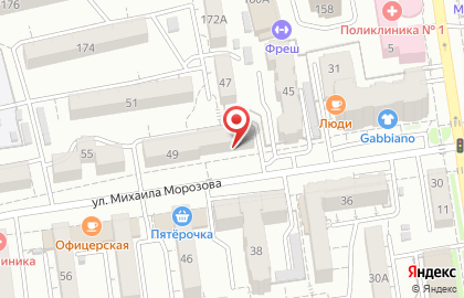 Магазин колбасных изделий Дубки в Ставрополе на карте