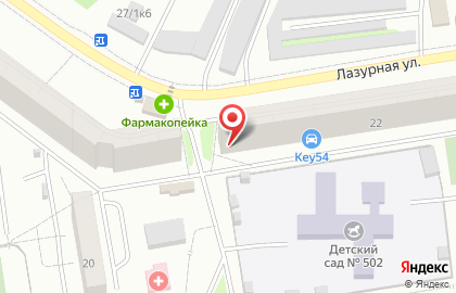 Парикмахерская Фея в Октябрьском районе на карте