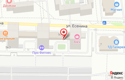 Агентство недвижимости Центральное на улице Есенина на карте