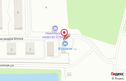 Автомойка Журавли на карте