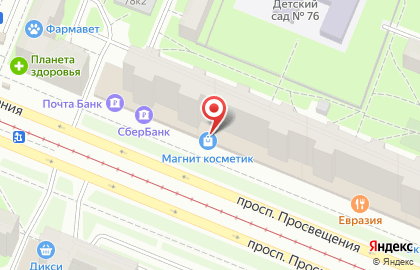 Магазин мужской одежды в Санкт-Петербурге на карте