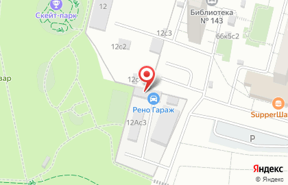 Рено гараж на карте