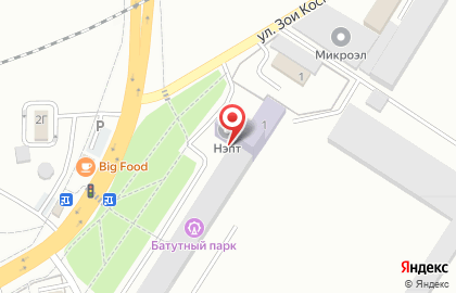 Отделение службы доставки Boxberry на Зои Космодемьянской на карте