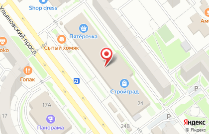 Магазин сантехники Тритон на Ульяновском проспекте на карте