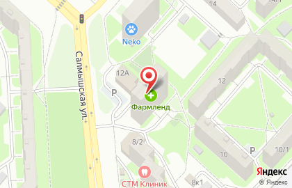 Аптека Оренлек на улице Родимцева Генерала, 12/1 на карте