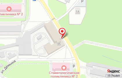 Салон красоты Ольга в Новомосковске на карте