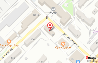 Учебно-методический центр охраны труда и промышленной безопасности на проспекте Кирова на карте