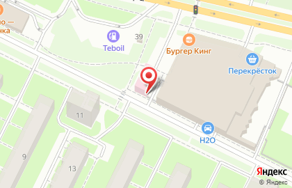 Городская станция скорой медицинской помощи на проспекте Маршала Блюхера на карте