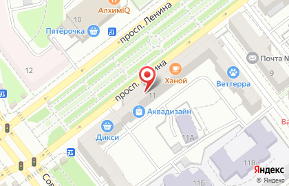Сбербанк на проспекте Ленина на карте