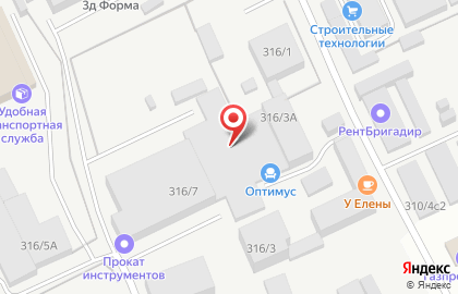 Оптовая фирма УралПромКомплект в Индустриальном районе на карте