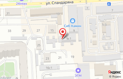 Оптово-розничный магазин Мир детства на улице Спандаряна на карте