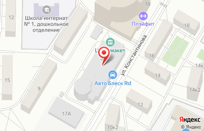 Центр спортивной подготовки Беркут на улице Константинова на карте