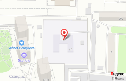 Частный детский сад и школа Солнечный город на улице Малиновского на карте