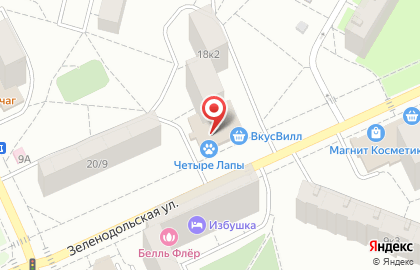 Кафе ВкусВилл в Москве на карте