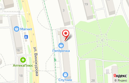 Медиа Фарм на улице Винокурова на карте