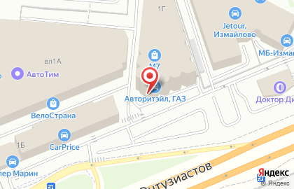 Магазин грузовых запчастей АвтоДрайв на шоссе Энтузиастов на карте