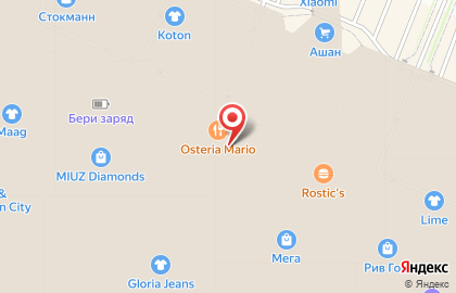 Итальянский ресторан Osteria Mario на Котельниках на карте