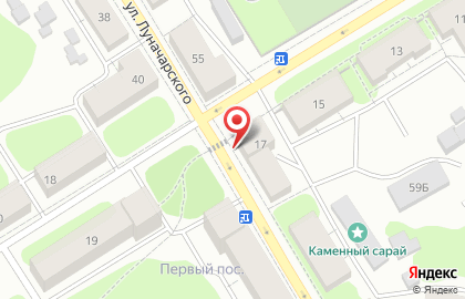 Магазин Красное&Белое на улице Чернышевского на карте