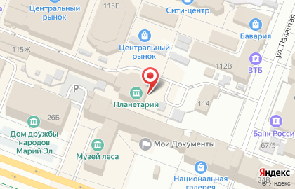 Магазин смешанных товаров в Йошкар-Оле на карте