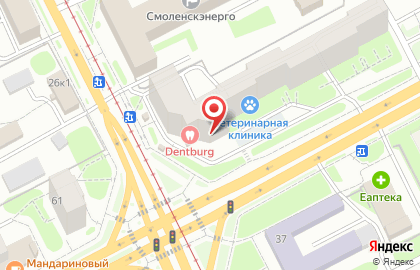 Компания Автострахование+ в Смоленске на карте