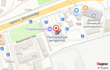 Сеть супермаркетов Магнит на проспекте Шолохова на карте