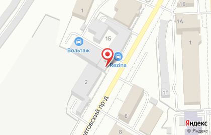 Магазин автозапчастей Волга сервис в Мелькомбинатовском проезде на карте