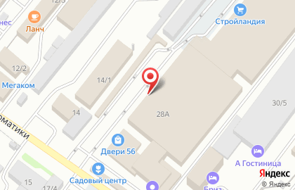 Мебельный дворик в проезде Автоматики на карте