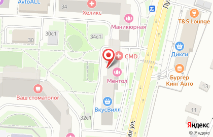 Диана на улице Дмитриевского на карте