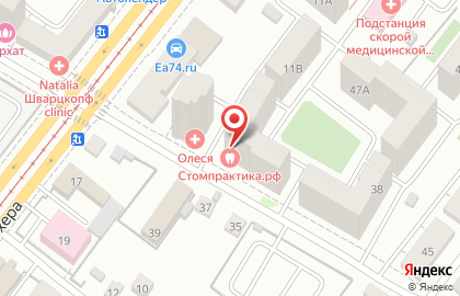Ампер на улице Тарасова на карте