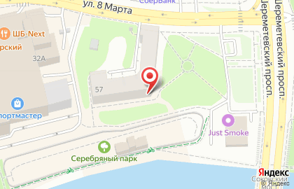 Фитнес-клуб Avrora на Шереметевском проспекте на карте