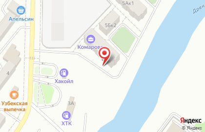 Интернет-магазин автотоваров Emex на улице Комарова на карте