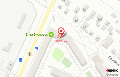 Салон-парикмахерская Семья на Братской улице на карте