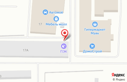 Транспортная компания ПЭК в Екатеринбурге на карте