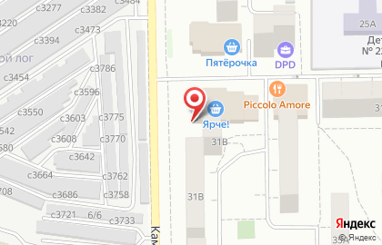 Супермаркет Ярче! на улице Тухачевского, 31в на карте