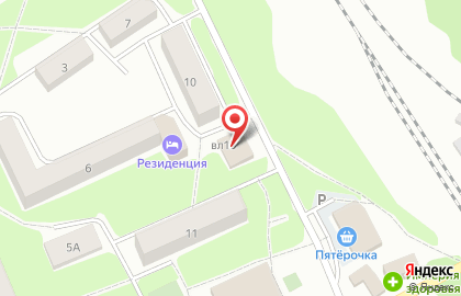 Продуктовый магазин на ул. Поваровка микрорайон, вл10 на карте