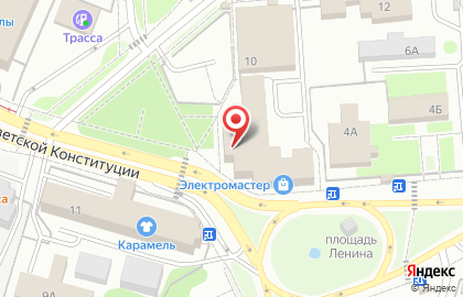 Пекарня Хлебушково на площади Ленина на карте