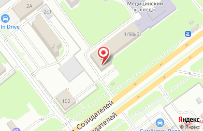 Экспертная компания на проспекте Туполева на карте