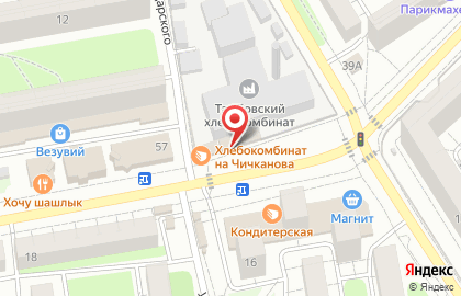 Магазин мясных полуфабрикатов на улице Володарского на карте