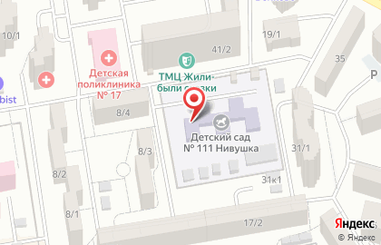 Детский сад Нивушка №111 на карте