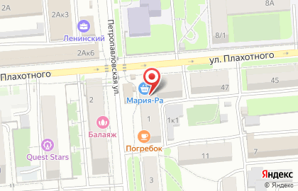 Супермаркет Мария-Ра на площади Карла Маркса на карте