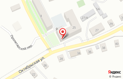 Салон ритуальных услуг Ритуал на Октябрьской улице на карте