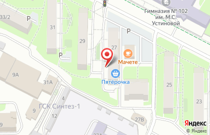 Пятерочка в Московском районе на карте