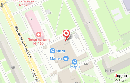 Химчистка БиоЛайф-Экспресс на проспекте Большевиков на карте