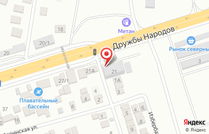 Магазин-склад овощей и фруктов Миарсо на карте