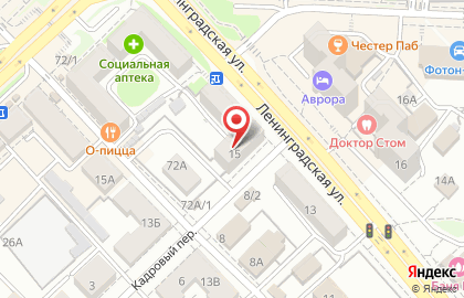 Татьяна на улице Ленинградской на карте