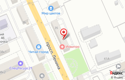 Офис продаж Мир окон и дверей на проспекте Ленина на карте