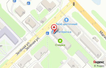 Аптека Озерки у дома в Нижнем Новгороде на карте