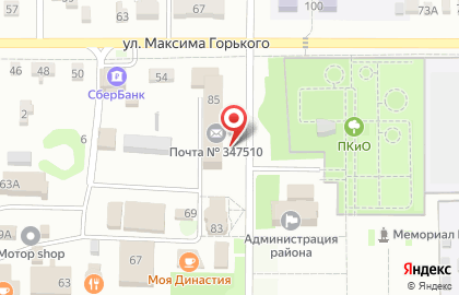 Почта Банк в Ростове-на-Дону на карте