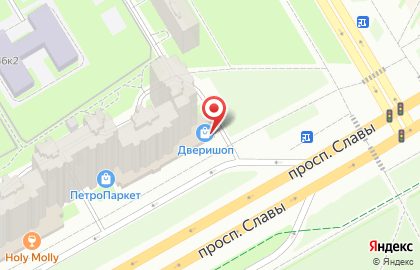 Магазин Двери шоп в Фрунзенском районе на карте