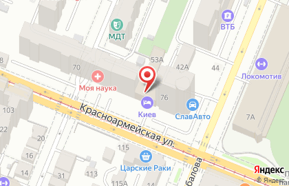 ФУТУРУМ на Красноармейской улице на карте